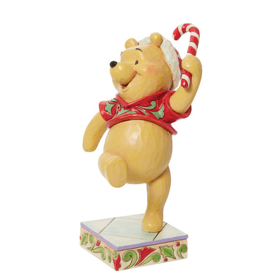 Disney Traditions | Pooh Christmas Candycane | Figurine