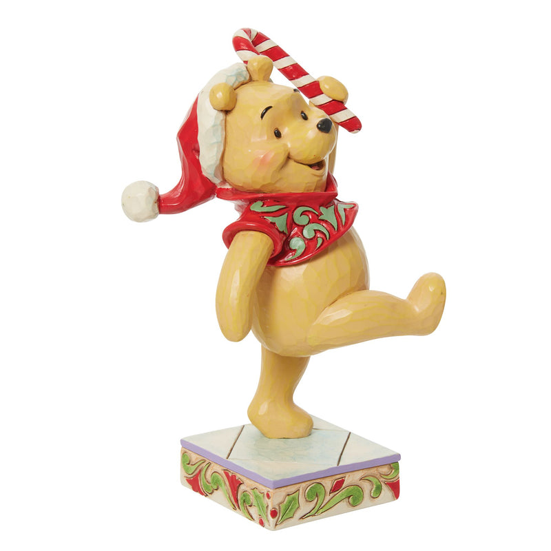 Disney Traditions | Pooh Christmas Candycane | Figurine