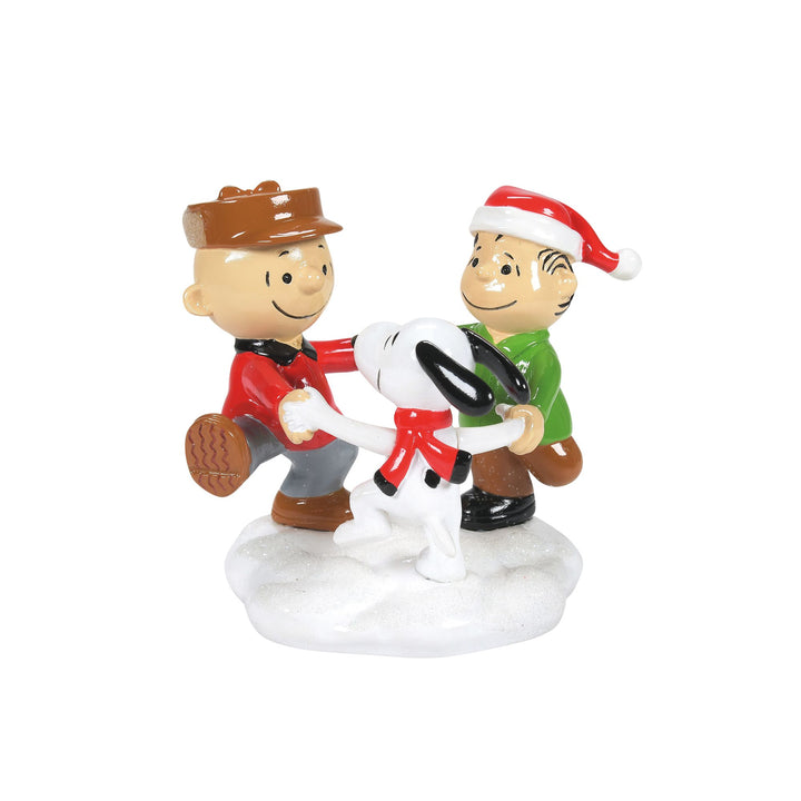 Peanuts Village | Trio Of Besties | Village Figures