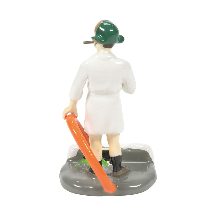 Original Snow Village | Cousin Eddie In The Morning | Village Figures