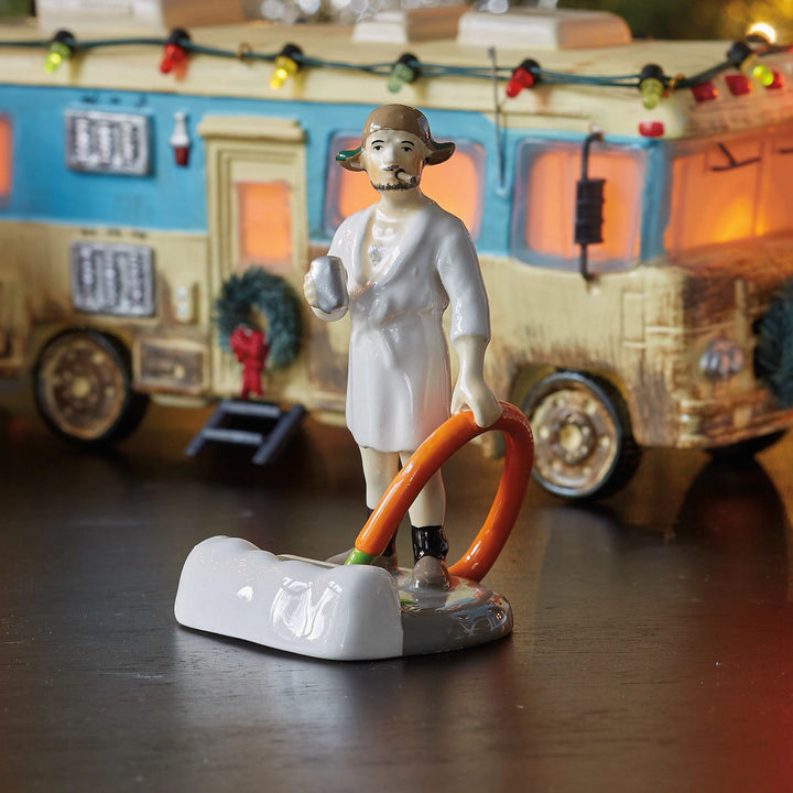 Original Snow Village | Cousin Eddie In The Morning | Village Figures