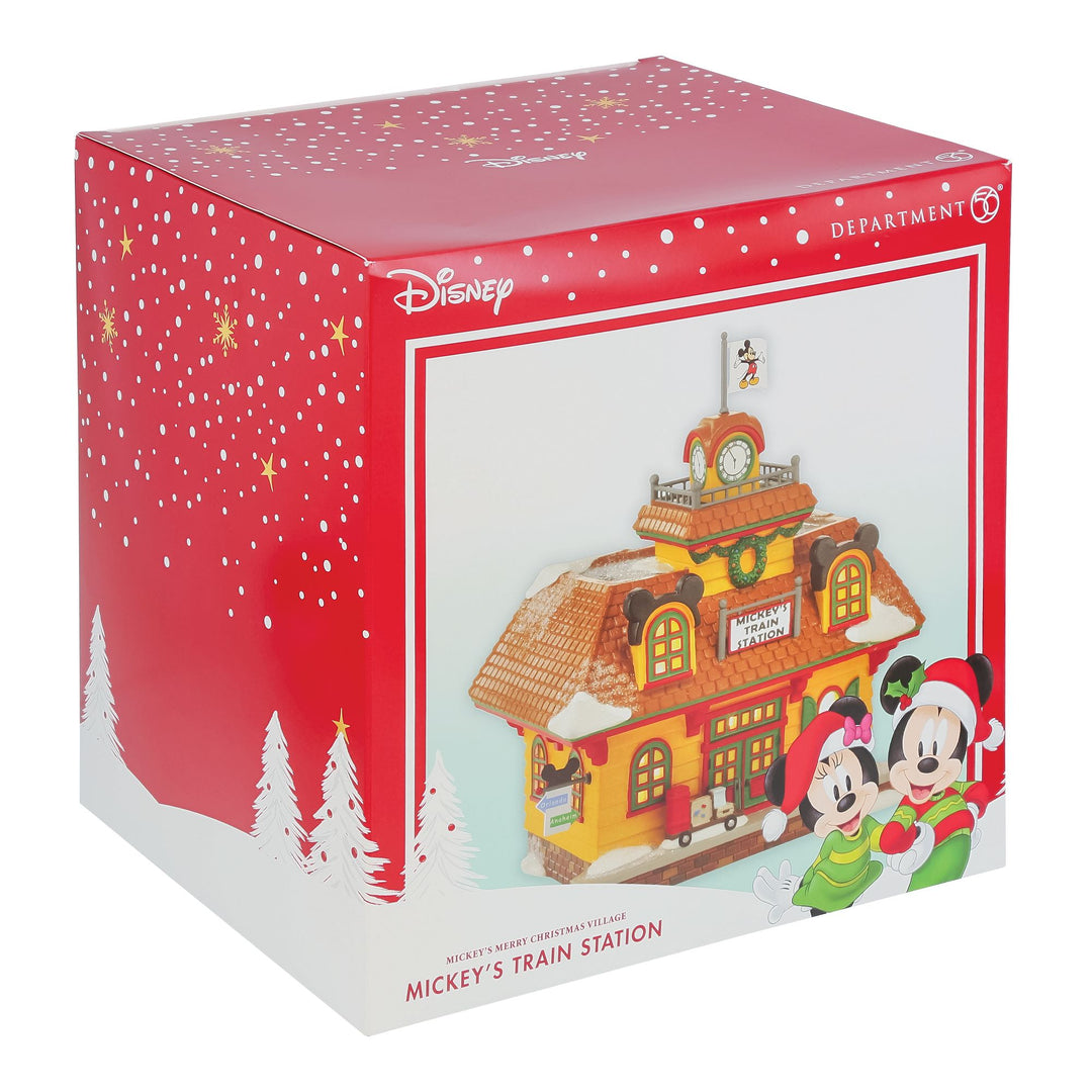 Disney Village | Mickey's Train Station | Lighted Buildings