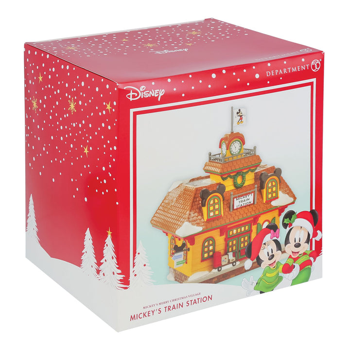 Disney Village | Mickey's Train Station | Lighted Buildings