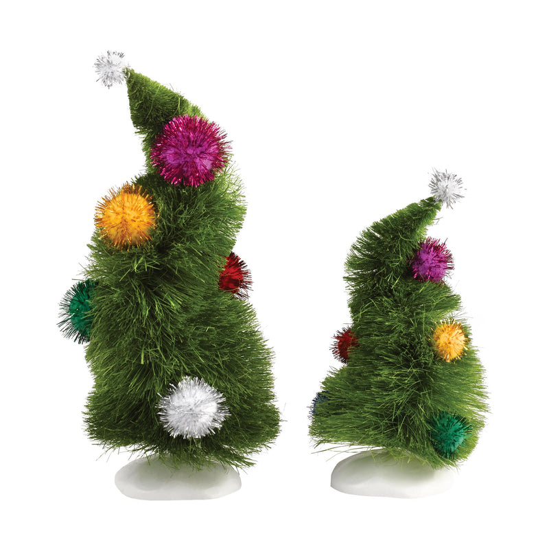 Grinch Villages | Wonky Trees, Set of 2 | Tree