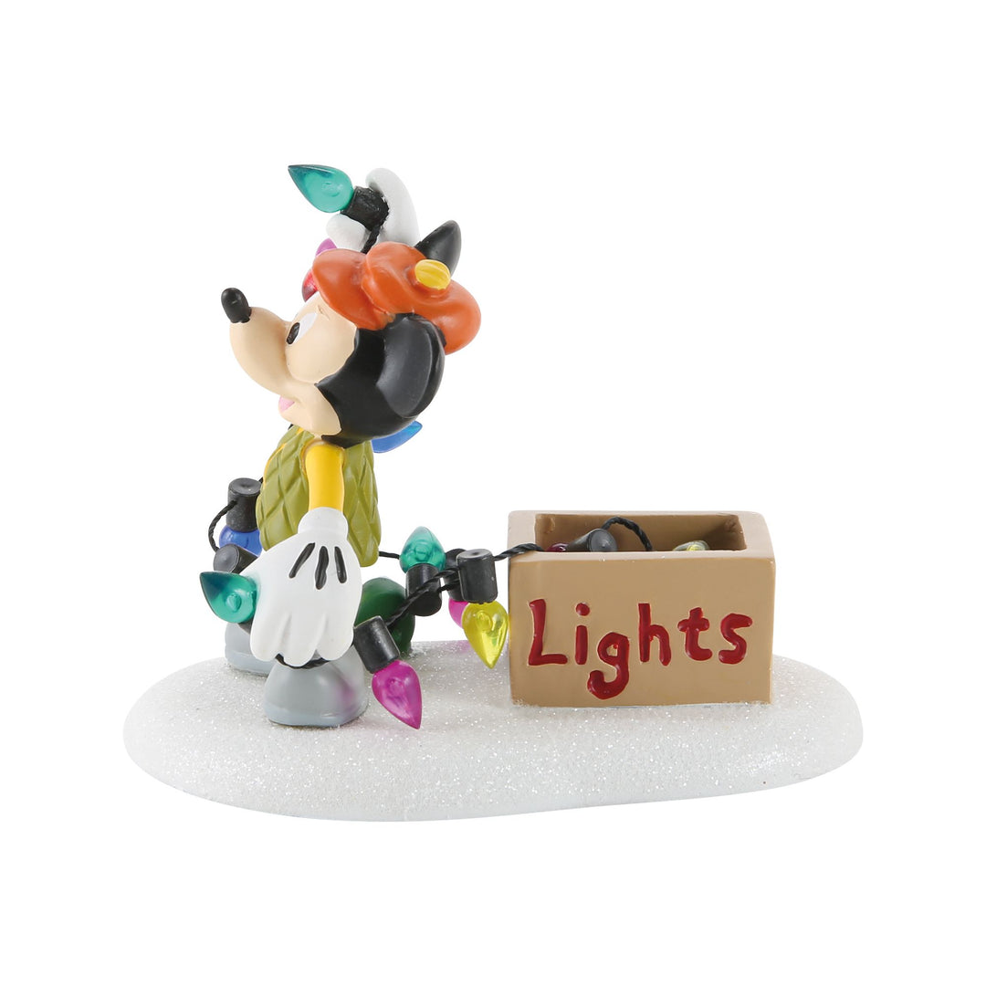 Disney Village | Mickey Lights Up Christmas | Village Figures