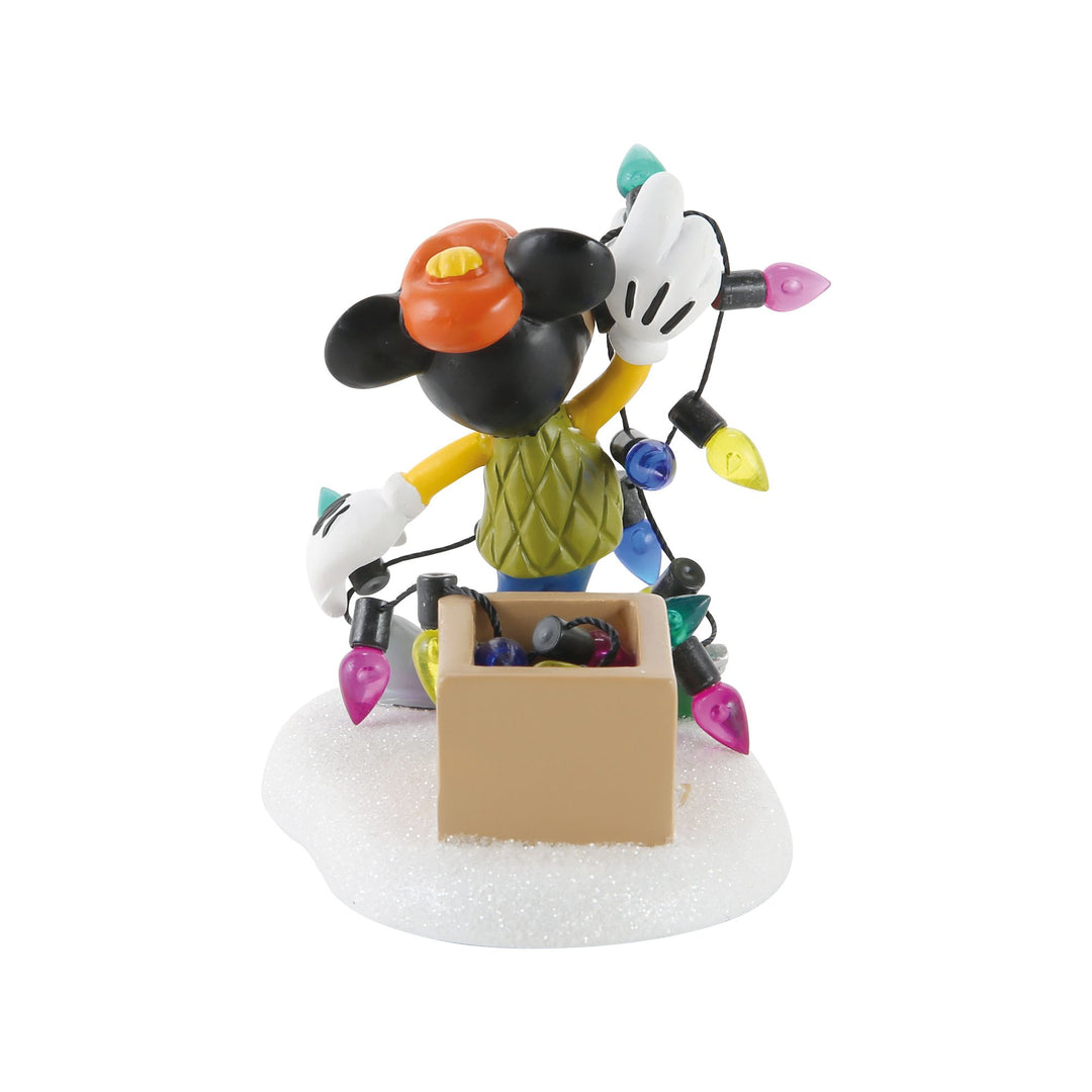 Disney Village | Mickey Lights Up Christmas | Village Figures