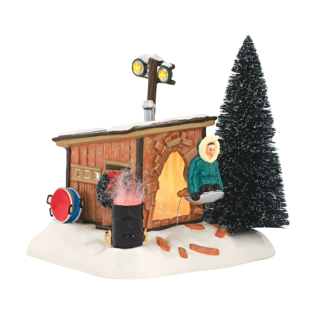 Original Snow Village | Griswold Sled Shack | Lighted Buildings