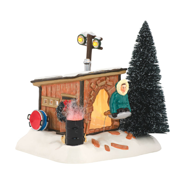 Original Snow Village | Griswold Sled Shack | Lighted Buildings