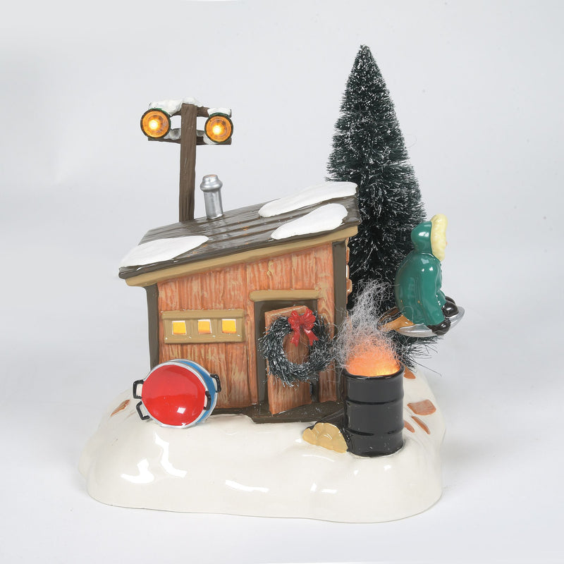 Original Snow Village | Griswold Sled Shack | Lighted Buildings