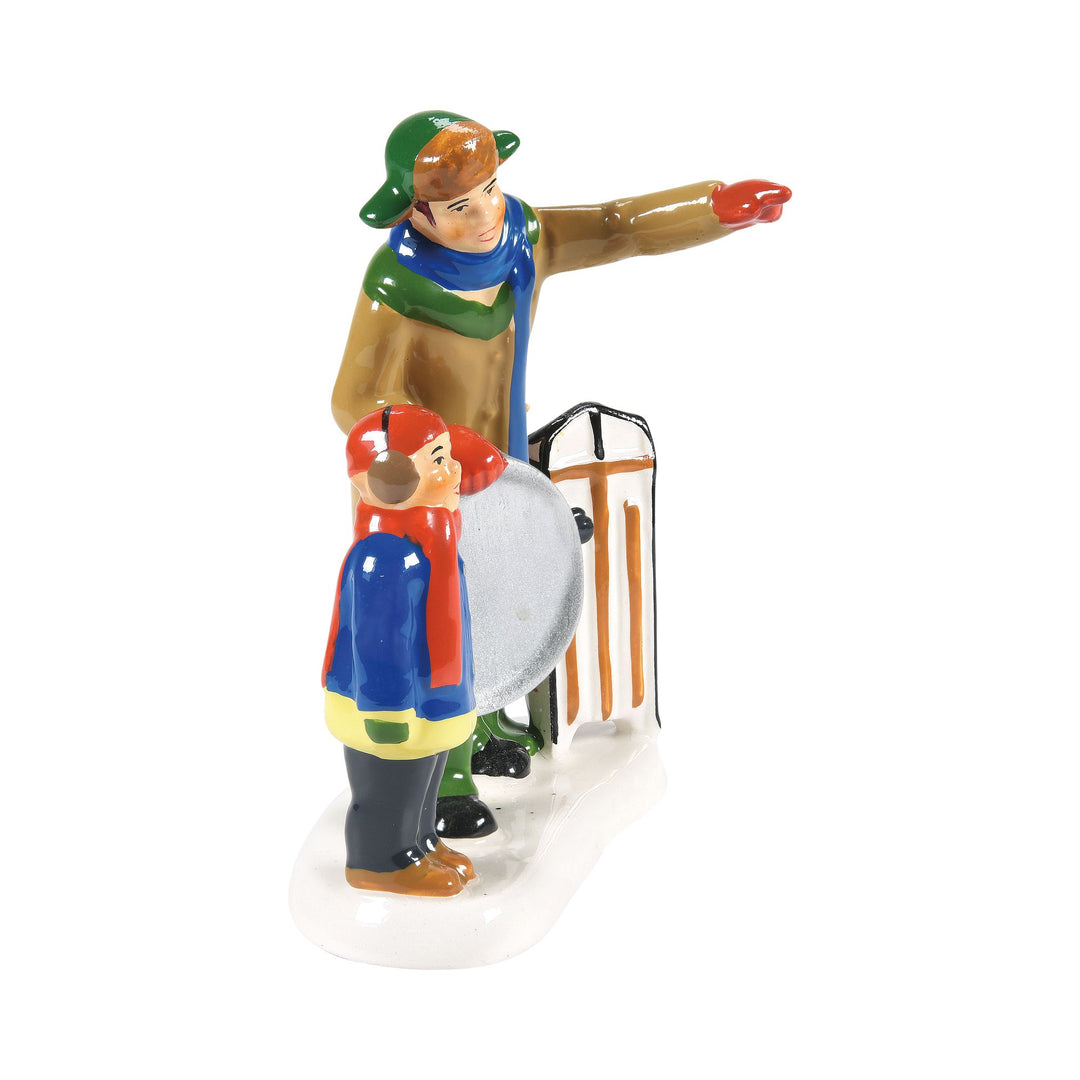 Original Snow Village | Christmas Vacation - Bingo | Village Figures