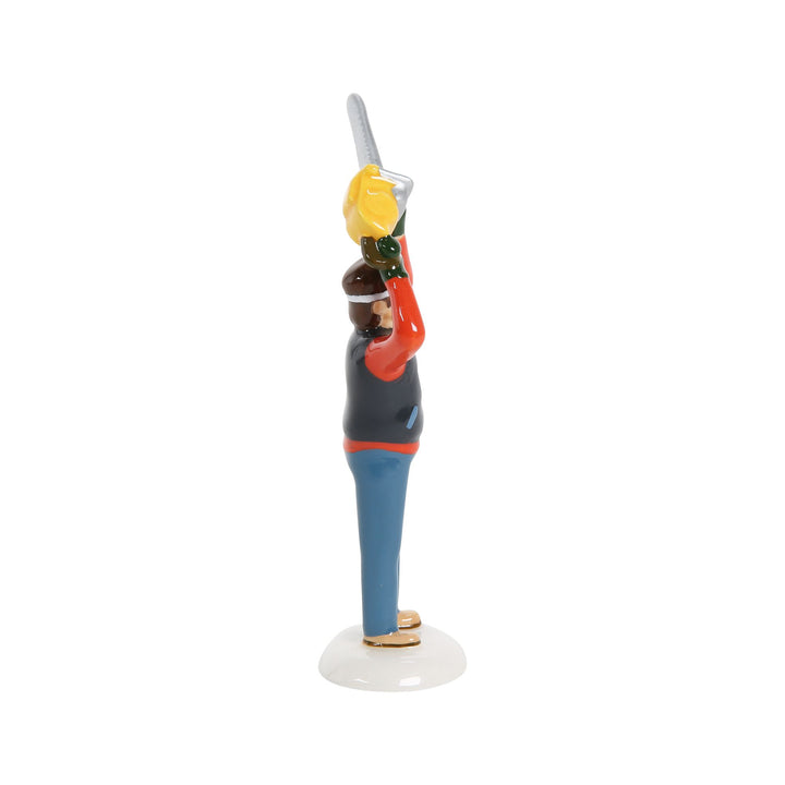 Original Snow Village | Clark Trims The Tree | Village Figures