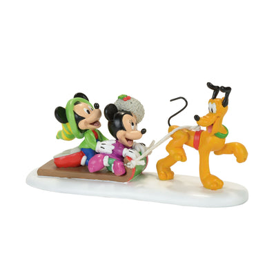 Disney Village | Pluto's Toboggan Ride | Village Figures