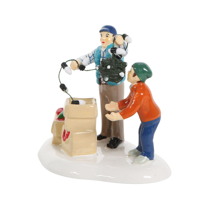 Original Snow Village | Clark & Rusty Cont. Tradition | Village Figures