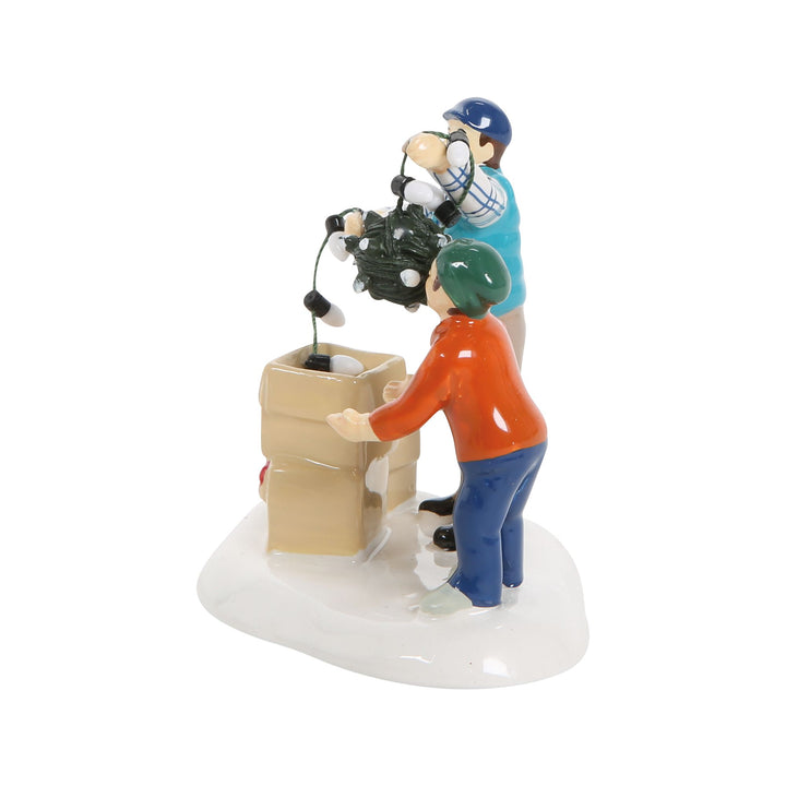 Original Snow Village | Clark & Rusty Cont. Tradition | Village Figures