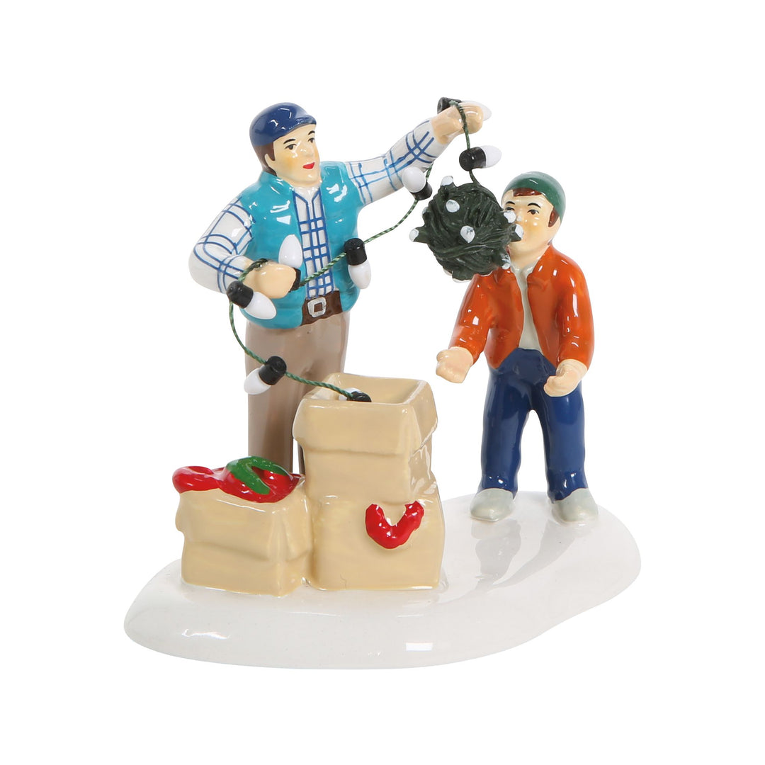 Original Snow Village | Clark & Rusty Cont. Tradition | Village Figures