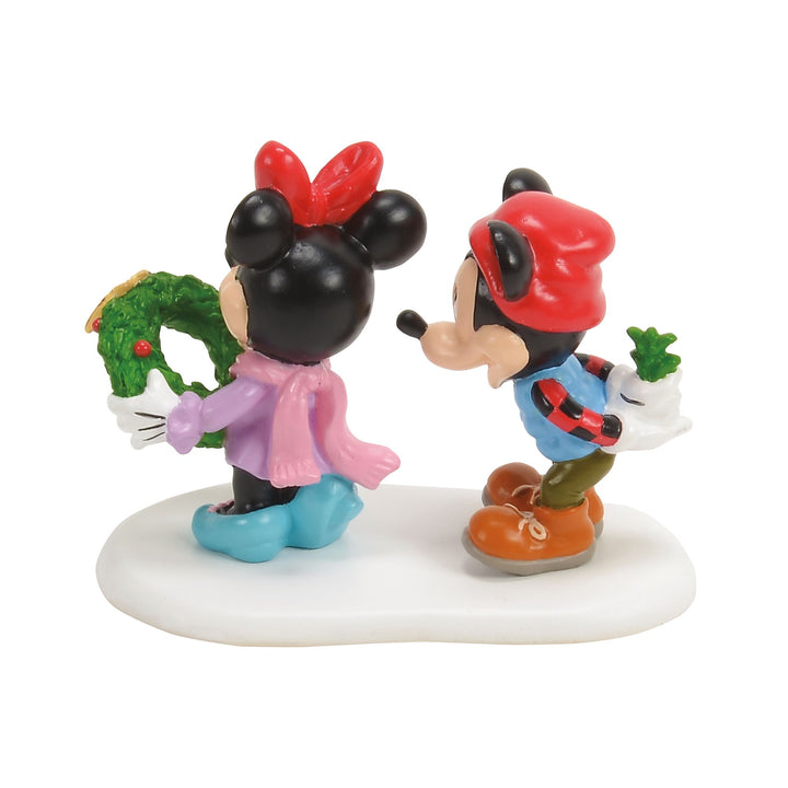 Disney Village | Mickey's Mistletoe Surprise | Village Figures