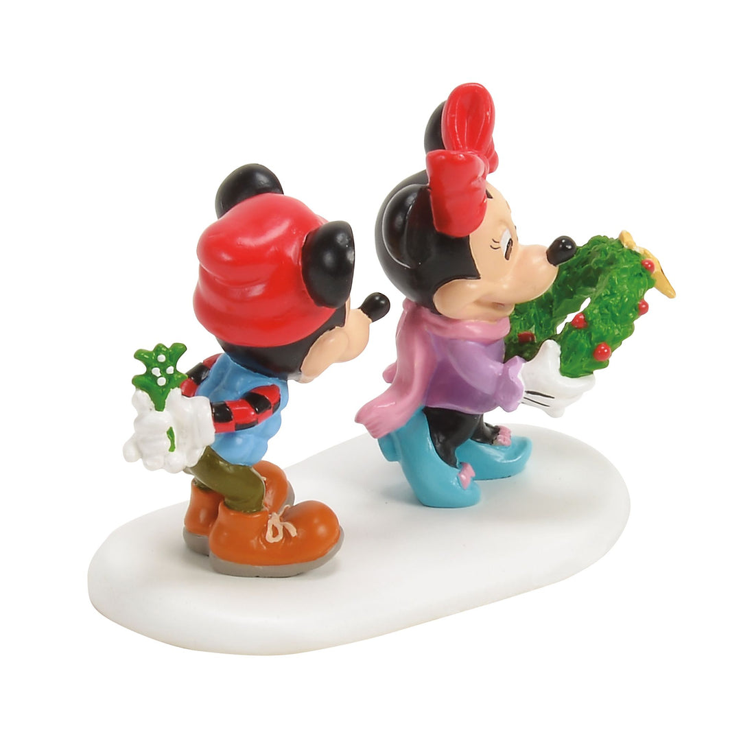 Disney Village | Mickey's Mistletoe Surprise | Village Figures