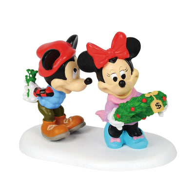 Disney Village | Mickey's Mistletoe Surprise | Village Figures