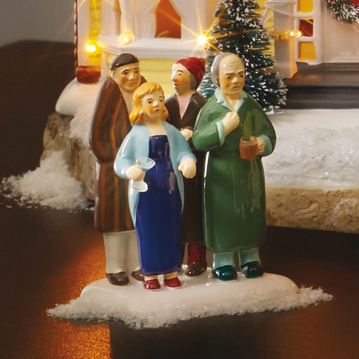Original Snow Village | Freezing Our Baguettes Off | Village Figures