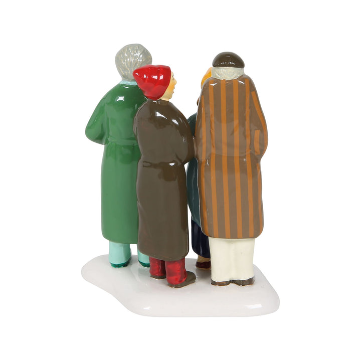 Original Snow Village | Freezing Our Baguettes Off | Village Figures