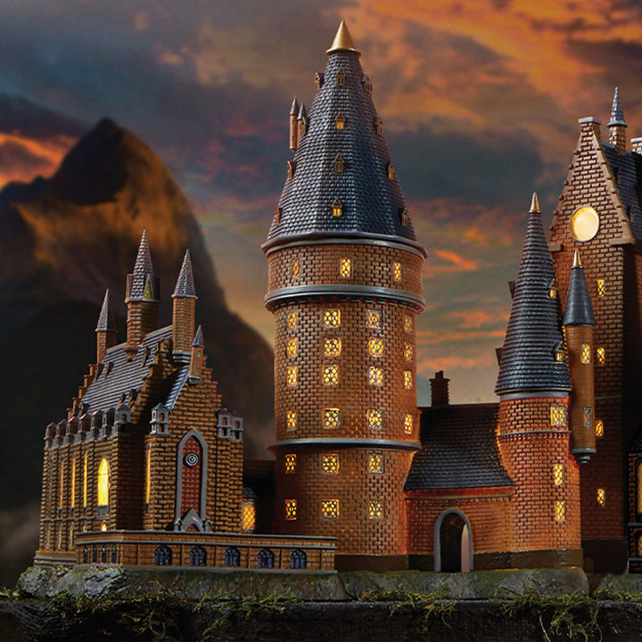 Harry Potter Village | Hogwarts Great Hall &amp; Tower | Lighted Buildings