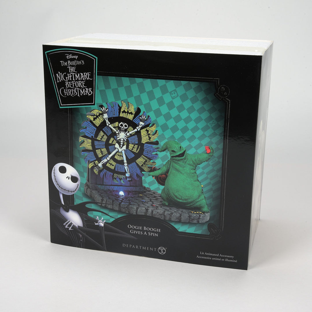Nightmare Before Christmas VLG | Oogie Boogie Gives a Spin | Village Animated Accessories