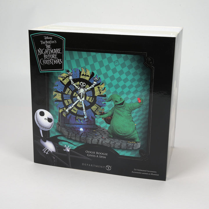 Nightmare Before Christmas VLG | Oogie Boogie Gives a Spin | Village Animated Accessories