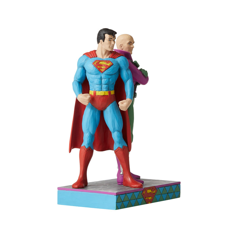 DC Comics by Jim Shore | Superman and Lex Luthor | Figurine