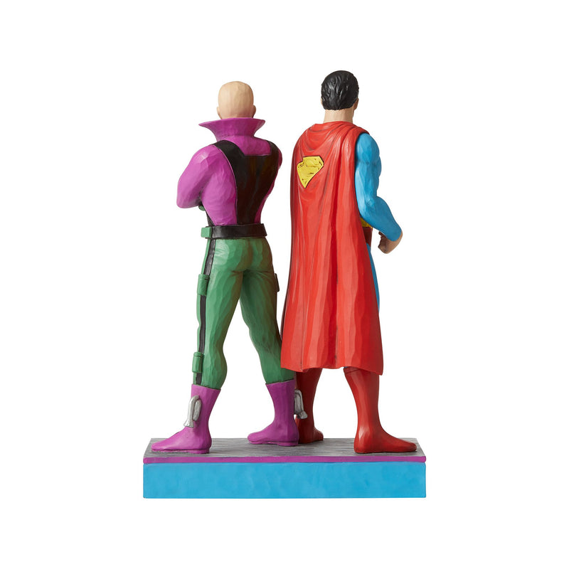 DC Comics by Jim Shore | Superman and Lex Luthor | Figurine