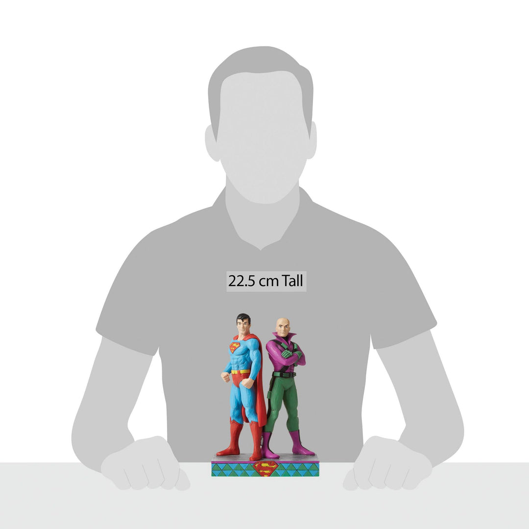 DC Comics by Jim Shore | Superman and Lex Luthor | Figurine