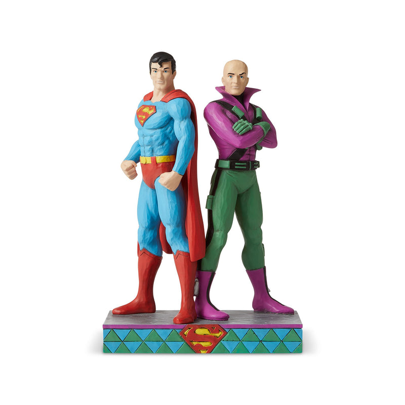 DC Comics by Jim Shore | Superman and Lex Luthor | Figurine