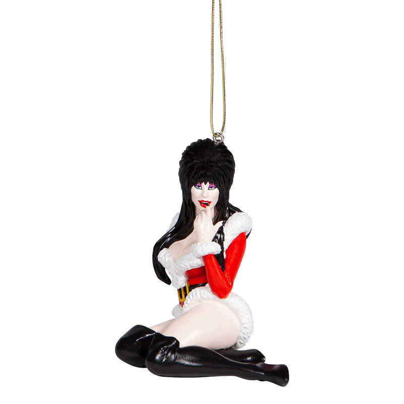 Elvira Mistress of the Dark | Elvira Sultry Santa | Hanging Ornament