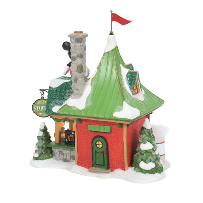 North Pole Series | Mickey's Stuffed Animals | Lighted Buildings