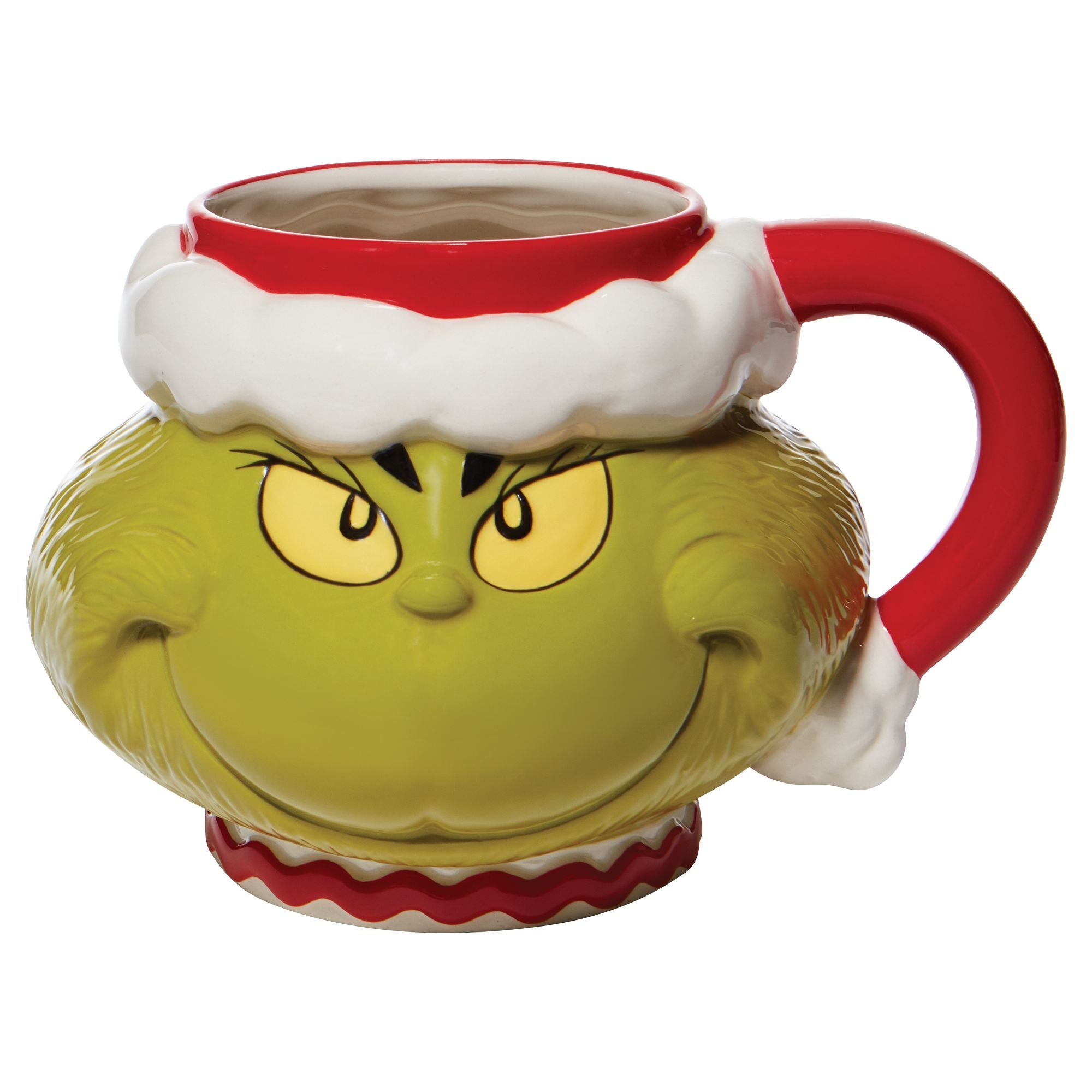 Enesco Santa Grinch Mug