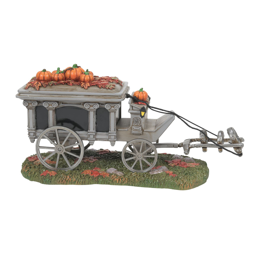 Snow Village Halloween | Disneyland Haunted Hearse | Village Figures
