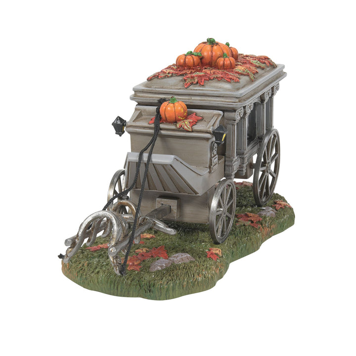 Snow Village Halloween | Disneyland Haunted Hearse | Village Figures