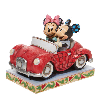 Disney Traditions | Minnie and Mickey in Car | Figurine