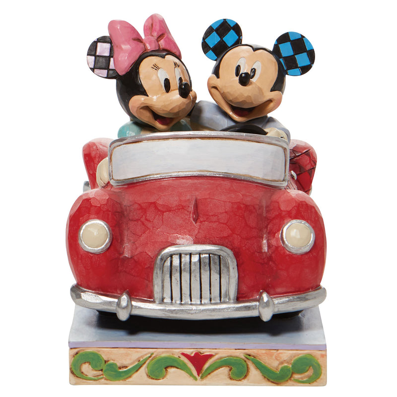 Disney Traditions | Minnie and Mickey in Car | Figurine