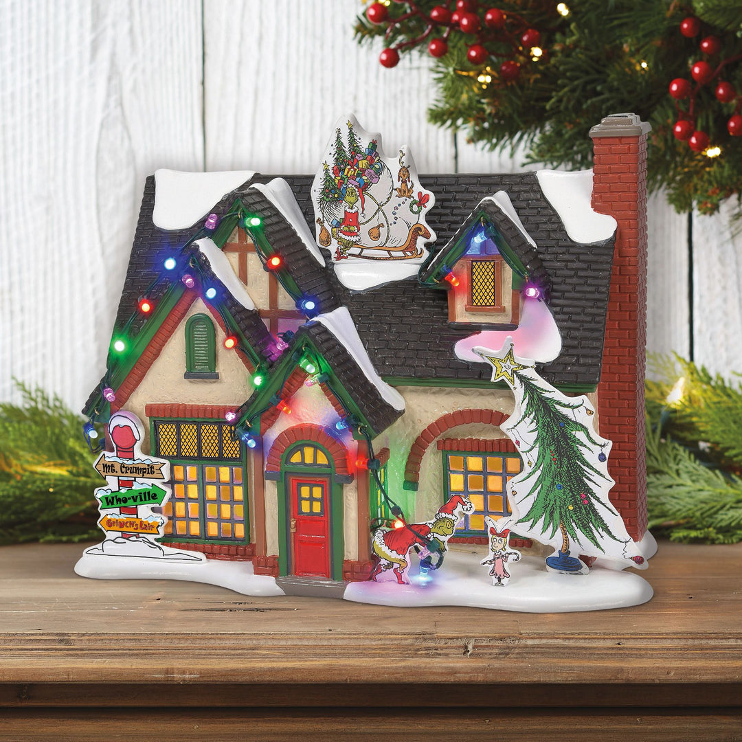 Original Snow Village | The Grinch House | Lighted Buildings