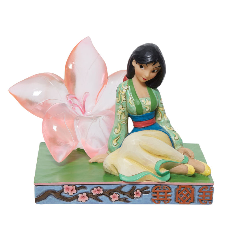 Disney Traditions | Mulan Clear Resin Cherry Bloss | Figurine