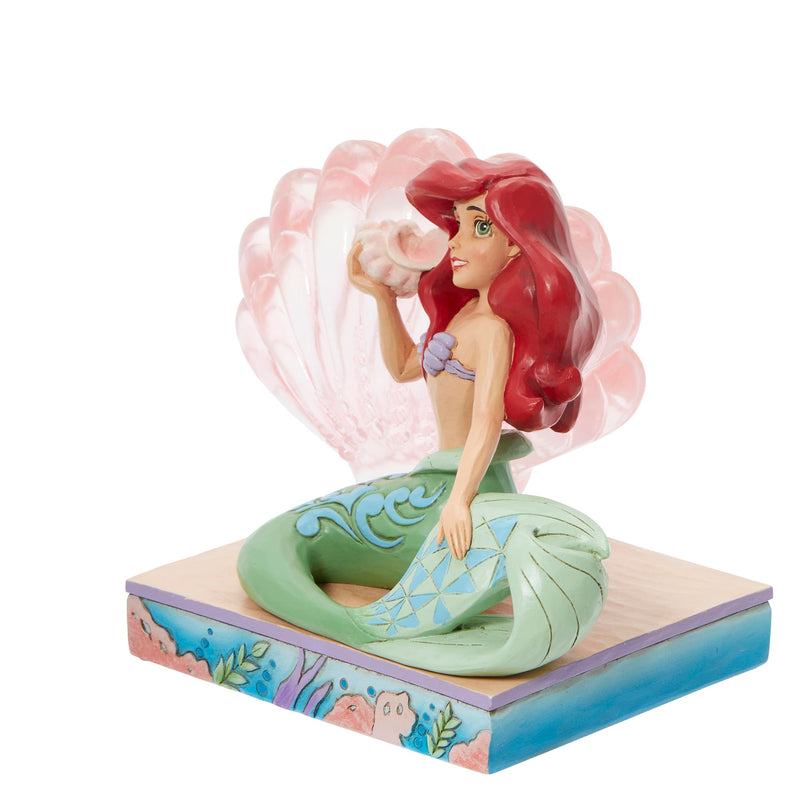 Disney Traditions | Ariel Clear Resin Shell | Figurine