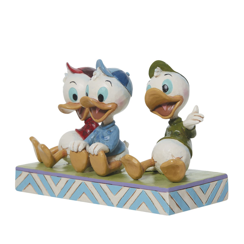 Disney Traditions | Huey Dewey & Louie Sitting | Figurine