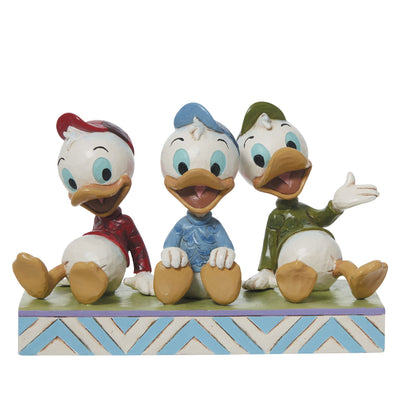 Disney Traditions | Huey Dewey & Louie Sitting | Figurine