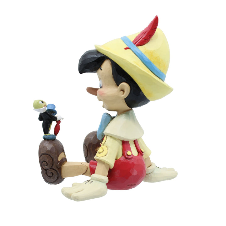 Disney Traditions | Pinocchio & Jiminy Sitting | Figurine