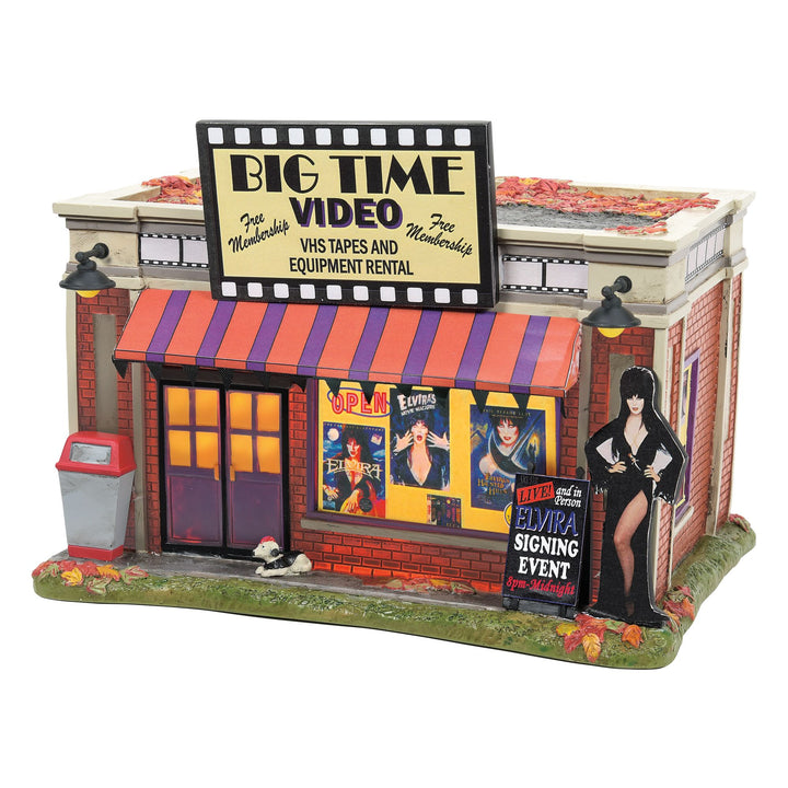 Hot Properties Village | Elvira's Big Time Video Store | Lighted Buildings
