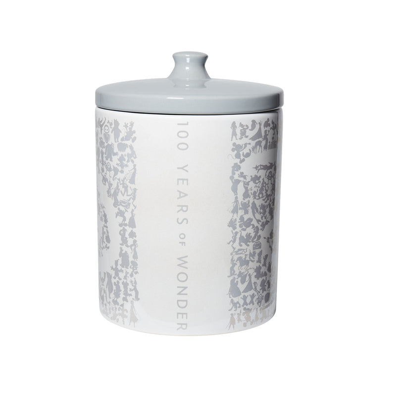 Disney Ceramics | Disney100 Platinum Silhouettes | Cookie Jar