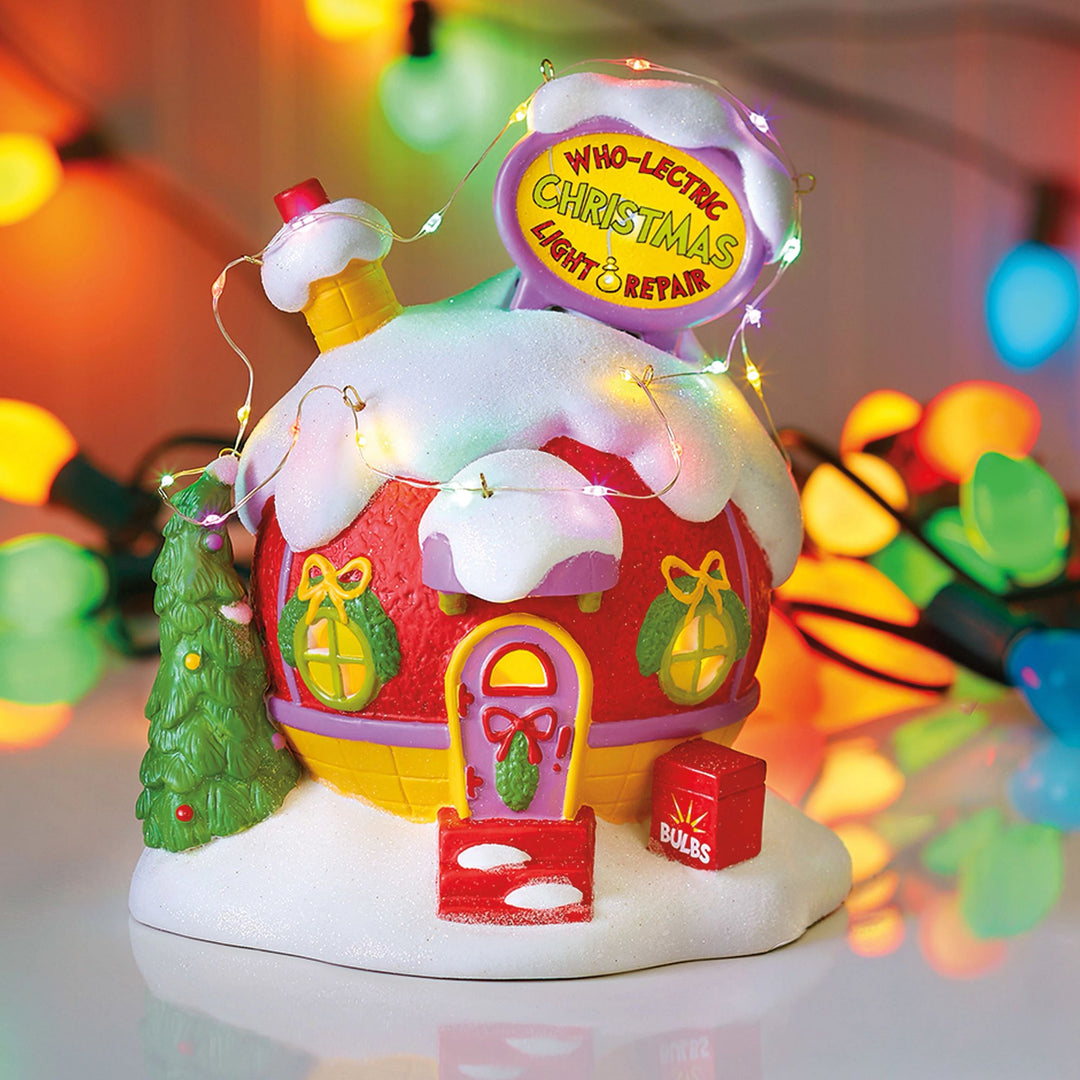 Grinch Villages | Who-Lectric Xmas Light Repair | Lighted Buildings
