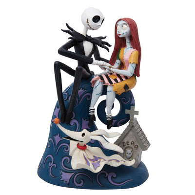 Disney Traditions | Jack, Sally & Zero on Hill | Figurine