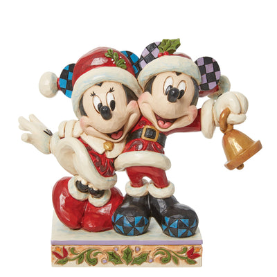 Disney Traditions | Mickey & Minnie Santas | Figurine