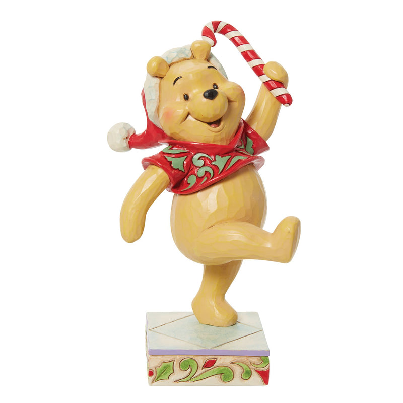 Disney Traditions | Pooh Christmas Candycane | Figurine